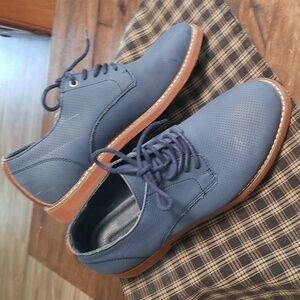 Tommy Hilfiger Seaside Loafers Leather Blue Mens Size 8.5 Great Condition